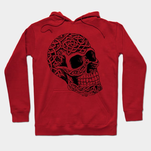 Celtic Skull Hoodie by JessiLeigh